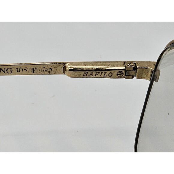 Safilo SPORTING Elasta Italy Full Rim Aviator Eyeglasses 140 Vintage FRAMES ONLY - Picture 5 of 11